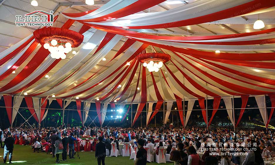 50m Span Luxury Wedding Tent With Decorations