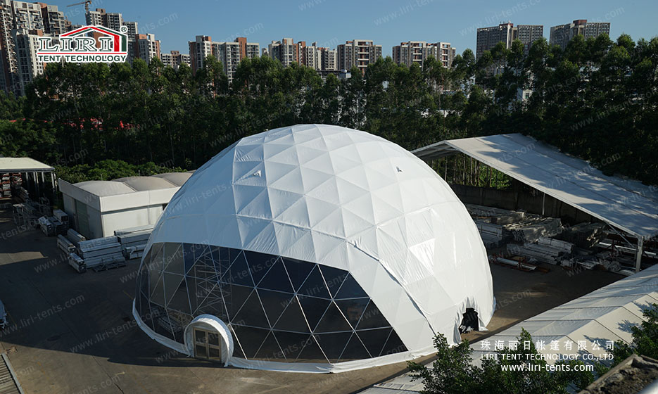 Venta de carpas para bodas tipo cúpula geodésica