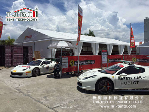 Carpa para eventos del Circuito Internacional