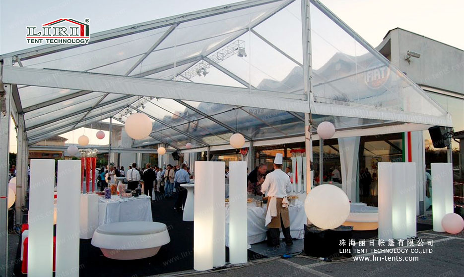Transparent canopy tent