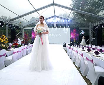 Wedding Tent with All Decorations