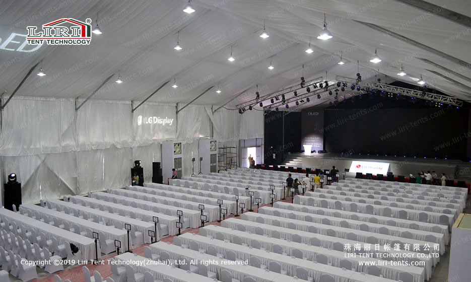 event tent for foundation laying ceremony 1