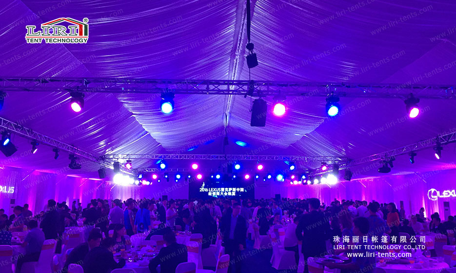 marquee tent for exciting party