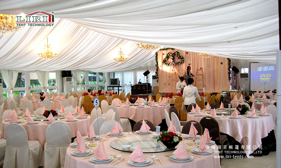 carpa para el banquete de boda 1
