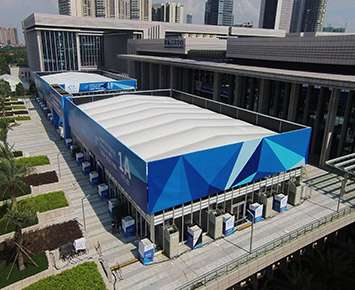 Cube Exhibition Tents for Outdoor Expositions With Accessories