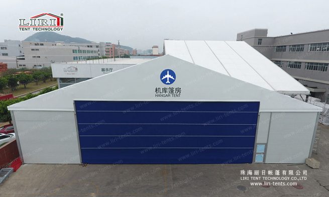 Venta de una carpa tipo hangar de 30 m