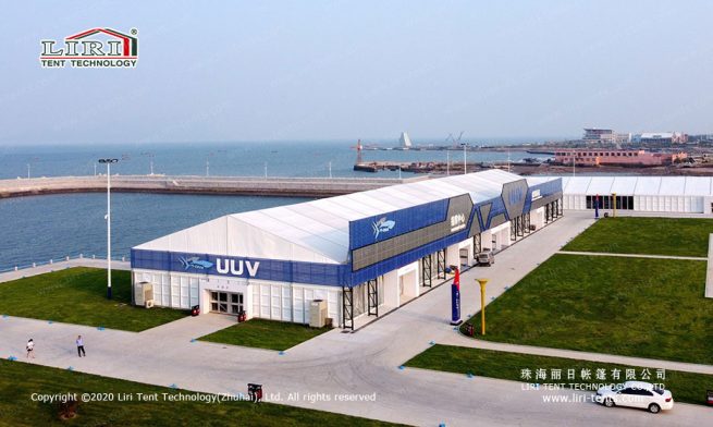 Carpa grande BT 10 m 25 m 2