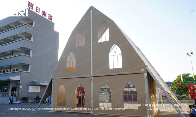 Gran carpa con marquesina para iglesia, para uso al aire libre