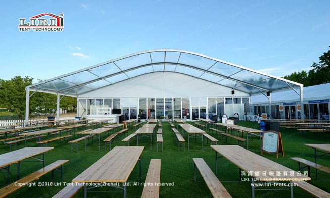 Aspecto de la carpa transparente