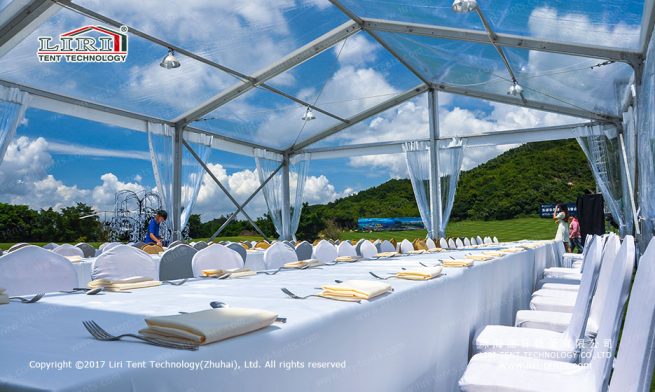 Tipo de carpa transparente