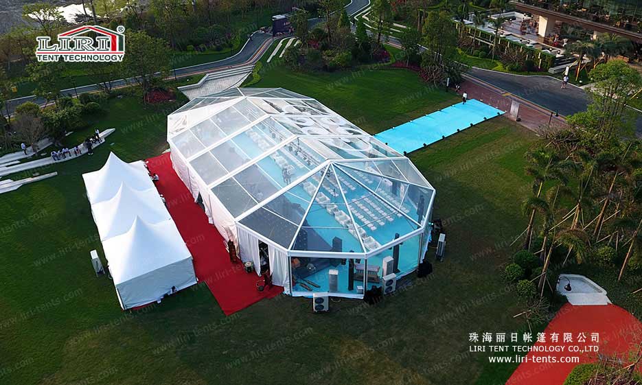 Carpa transparente para bodas