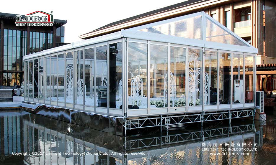 Wedding tent garnish