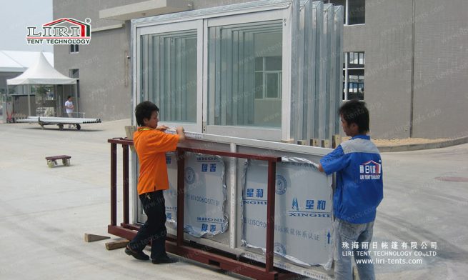 soporte para puerta de cristal