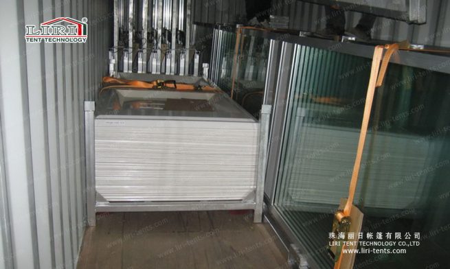 soporte para puerta de cristal de almacén