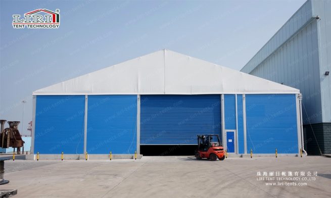 Puerta enrollable «Electromotion» para carpas