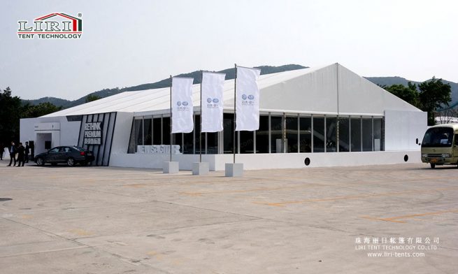 event tent with lining
