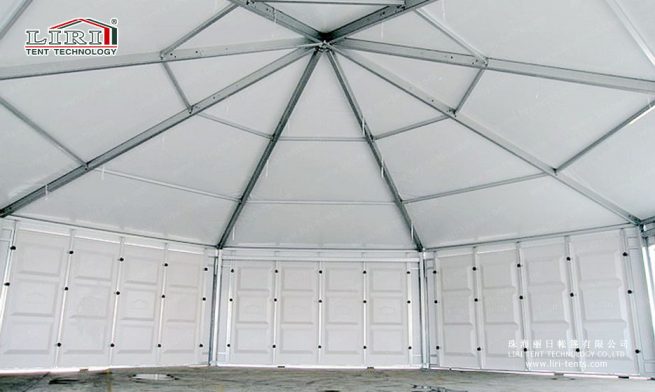 carpas octogonales con paredes de ABS