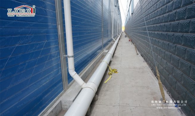 canalón resistente a la lluvia intensa para carpas
