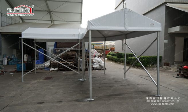carpa de esquina para pasarela