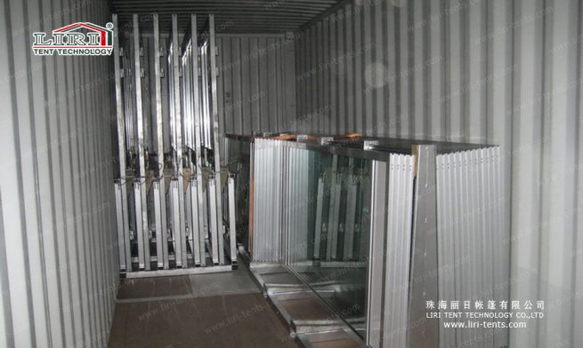 soporte para puerta de cristal de almacén