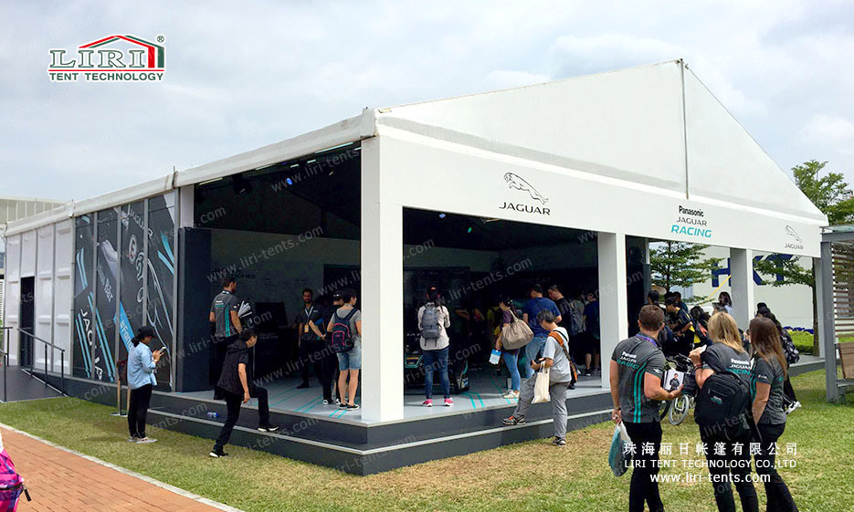 white outdoor event tent