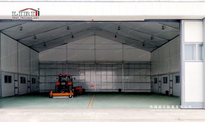 Carpa tipo hangar para interiores 3