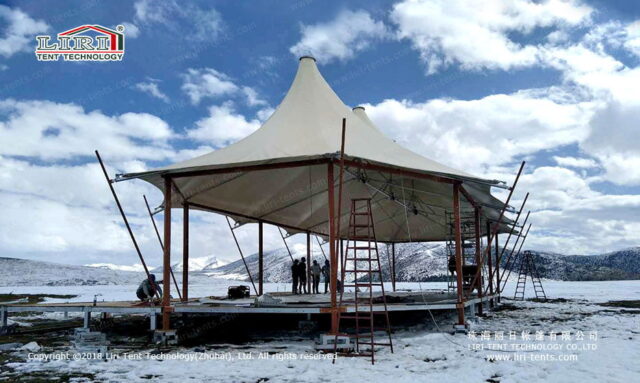 Tienda de campaña para exteriores del hotel Double Peak