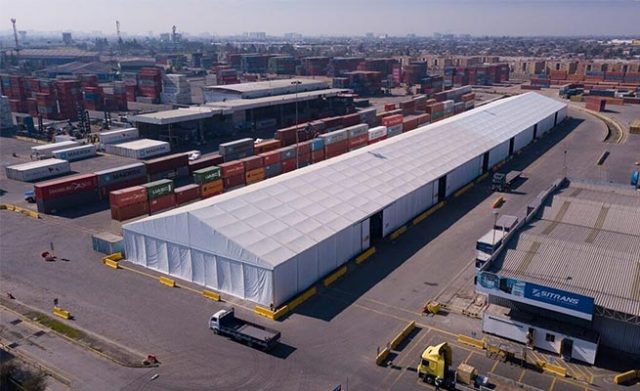 serie de carpas para almacenes
