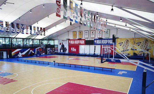 Pabellones deportivos temporales polivalentes