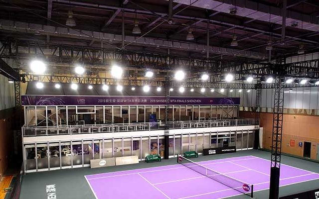 Carpas para eventos de las Finales de la WTA de 2019