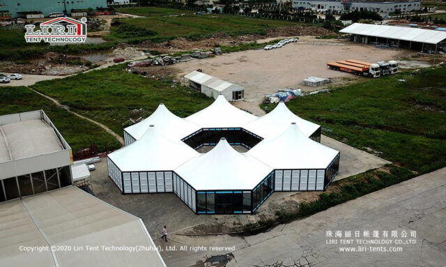 Carpas cuadradas modulares