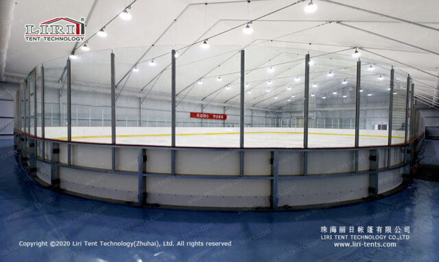 Carpa deportiva de grandes dimensiones para pista de hockey sobre hielo