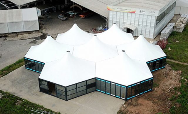 Carpas modulares hexagonales: vídeo de presentación