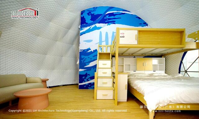 Cuarto de baño del glamping «Ladybug Dome» 2