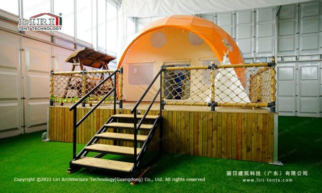 Tienda de glamping «Ladybug Dome»