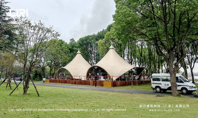 Tienda de glamping tipo tipi 1 1