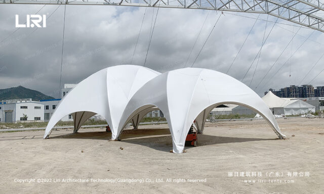 Alquiler de carpas tipo «Crossover Dome»