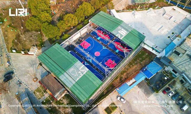 Carpa multifuncional portátil para exterior, con sistema de apertura y cierre mediante empuje y tracción