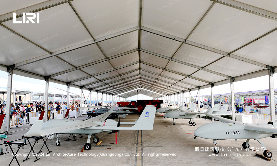 Temporary Aircraft Display Pavilions for Airshow China