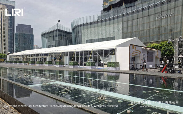 Carpa de aluminio de montaje y desmontaje rápido