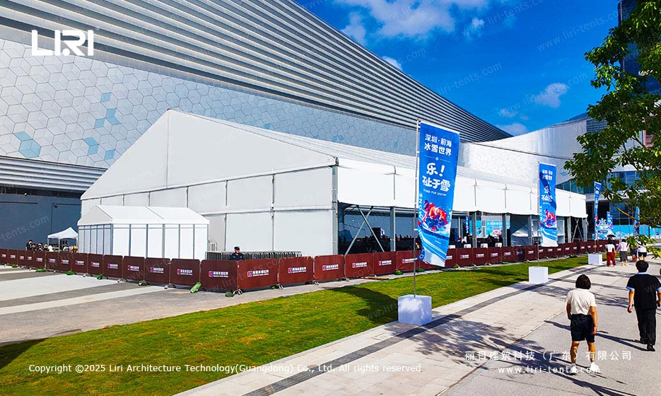 Clear span tent for Guinness World Record ceremony