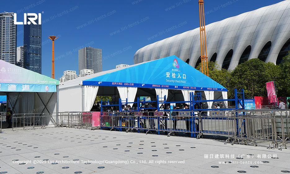 Carpas modulares para eventos en múltiples recintos
